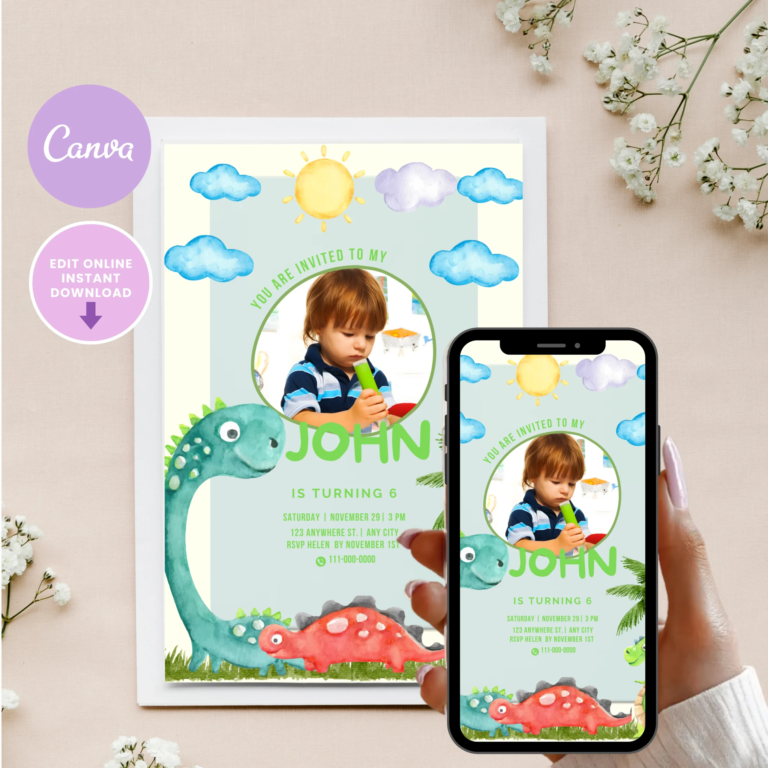 Digital Invitations on Canva