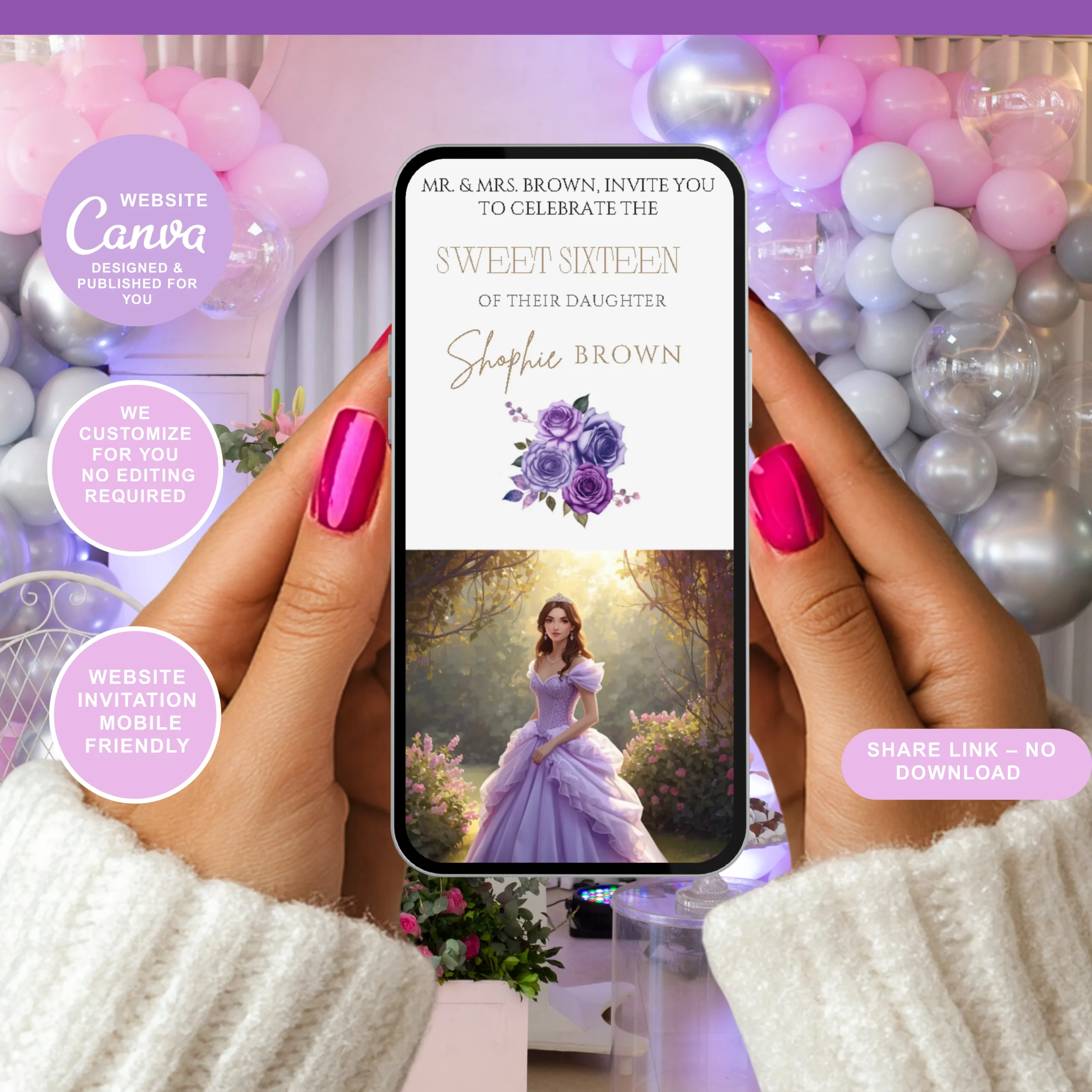 Digital Invitations on Canva